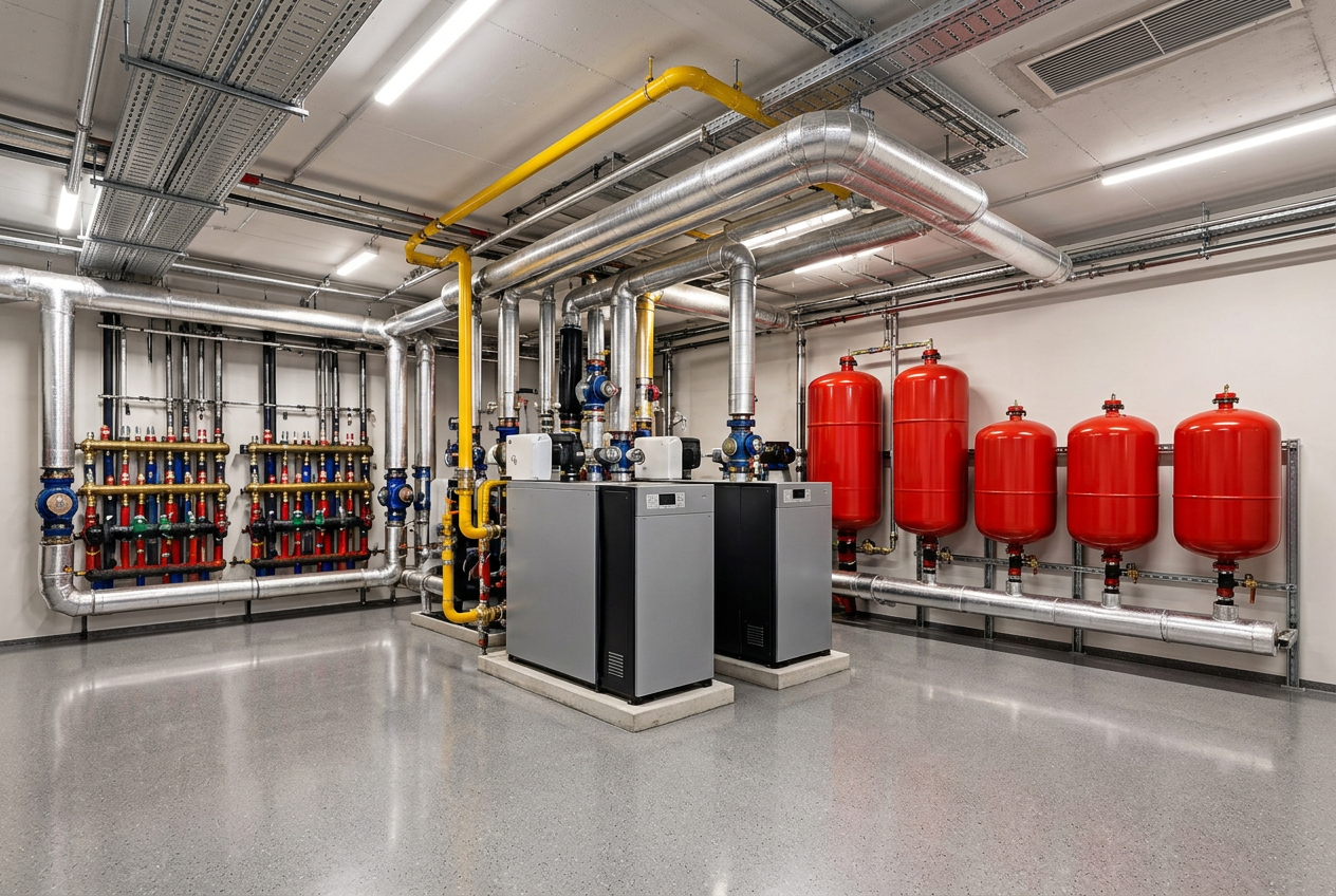 Installation — illustrative heating equipment